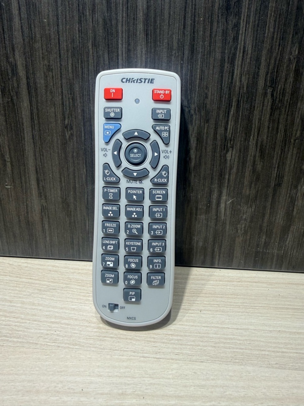 Gray Projector Remote Control - Gray